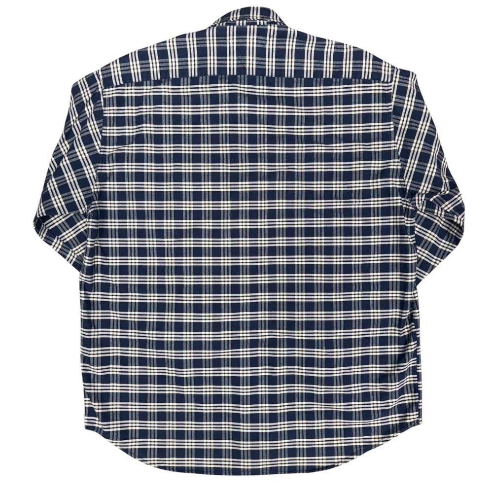 VTG Men's TOMMY HILFIGER Oversized Plaid Oxford Long Sleeve Shirt | Size M - Picture 6 of 11